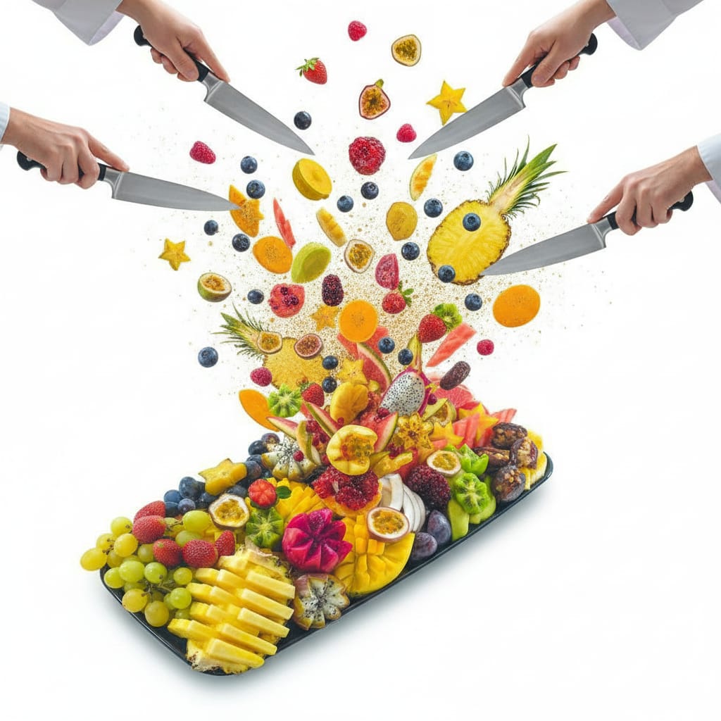 סלסלות ומגשי פירות 